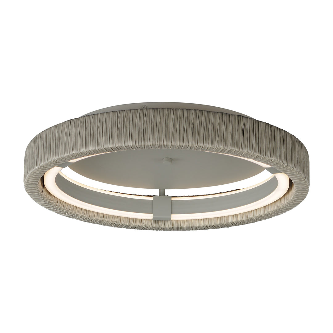 Kaia 20 LED Semi-Flush Mount - 5CCT by Studio M Lighting in Gray