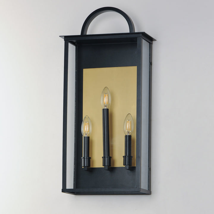 Manchester 3-Light Large Outdoor Wall Sconce by Studio M Lighting – lifestyle
