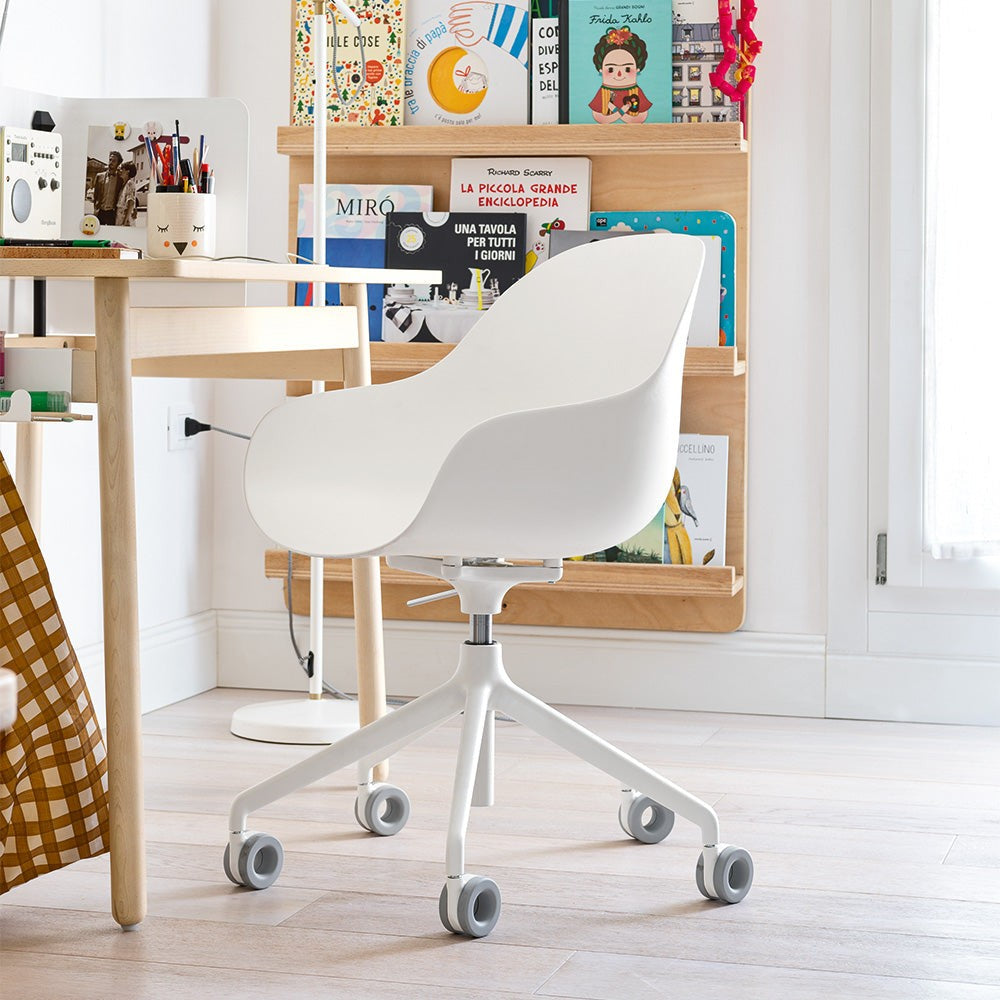 Academy Aluminum Office Armchair by Connubia in a styled interior