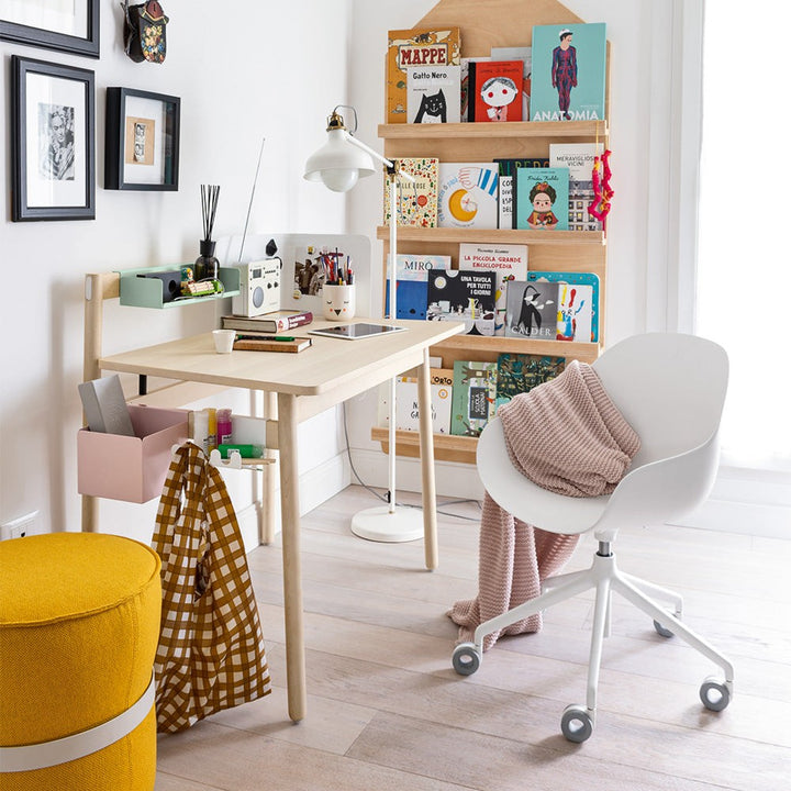 Academy Aluminum Office Armchair by Connubia in a styled interior