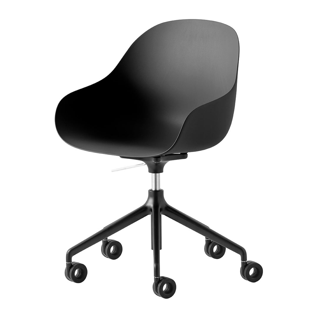 Academy Aluminum Office Armchair by Connubia finish option, white background