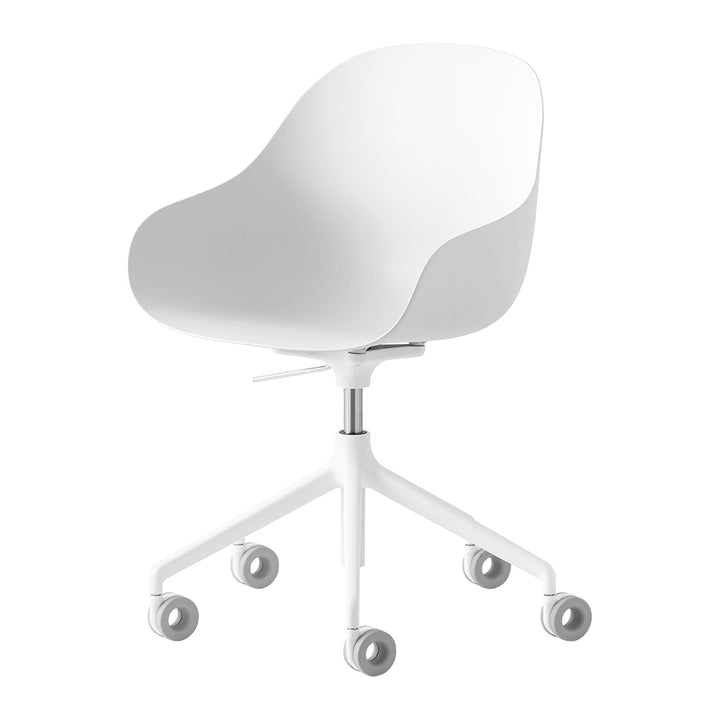Academy Aluminum Office Armchair by Connubia finish option, white background