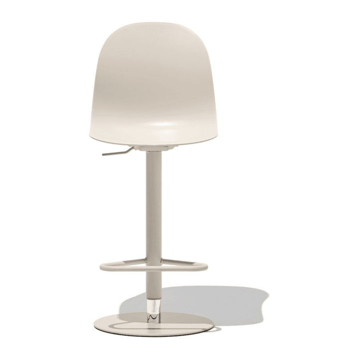 Academy Metal Adjustable Stool by Connubia, white background
