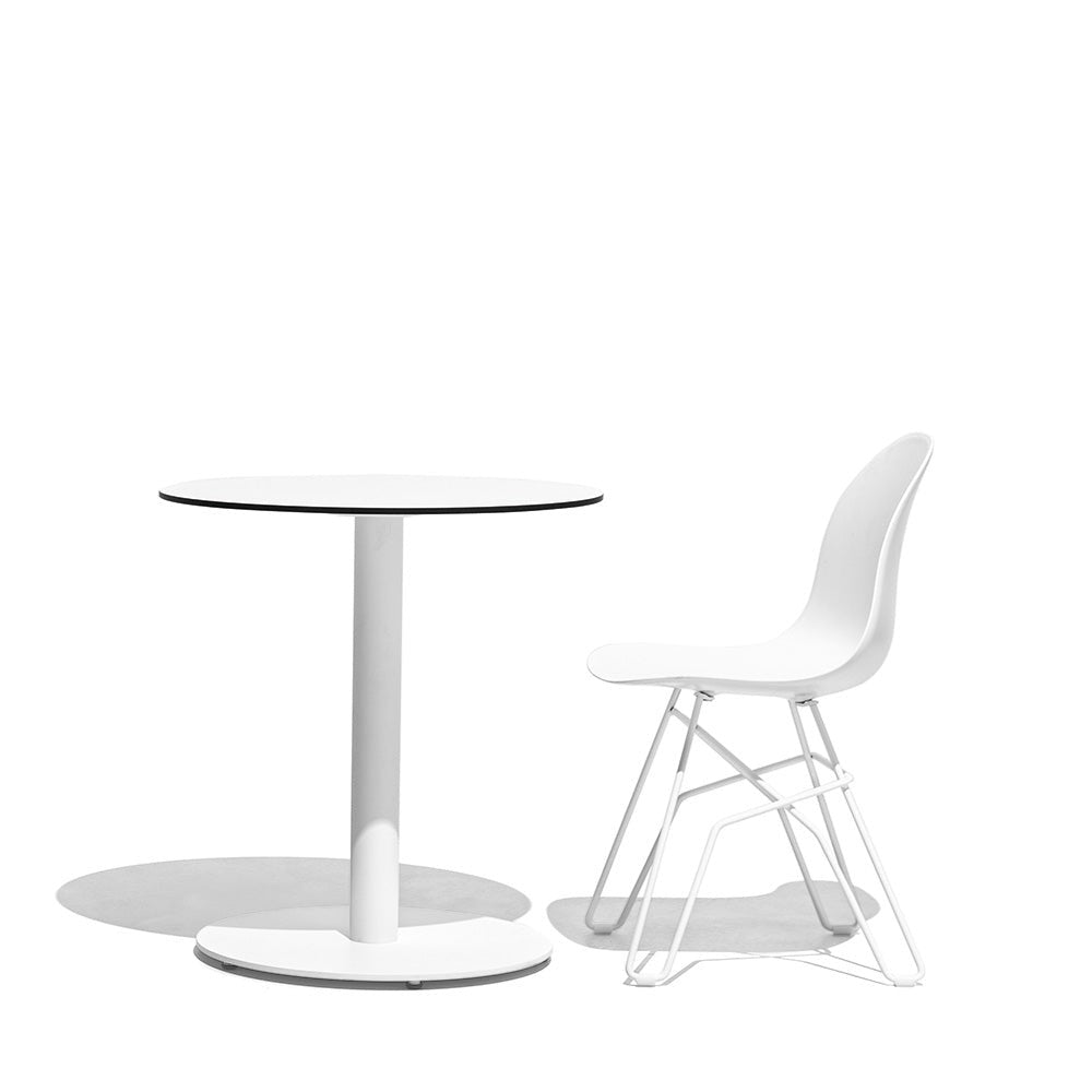 Academy Metal Dining Chair by Connubia in a styled interior