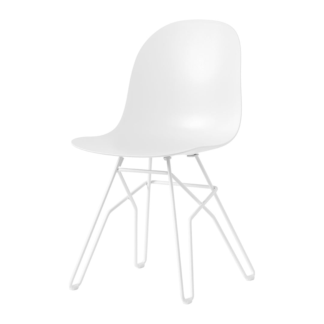 Academy Metal Dining Chair by Connubia finish option, white background