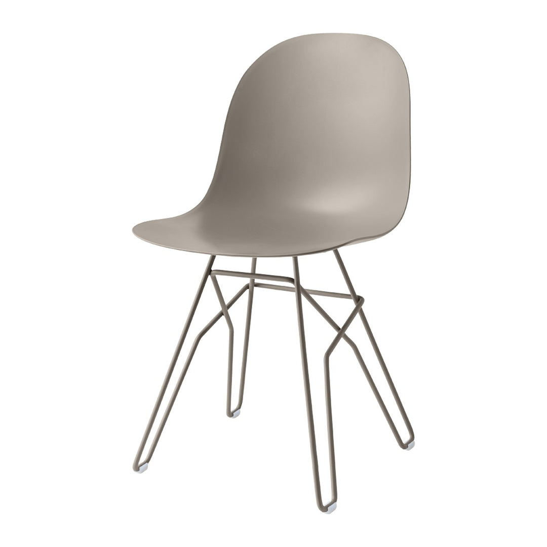Academy Metal Dining Chair by Connubia finish option, white background