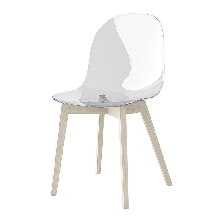 Academy Wood Dining Chair by Connubia, white background