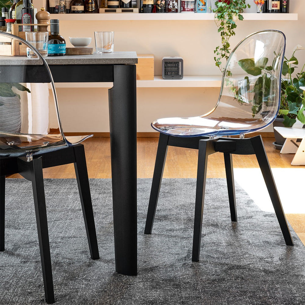 Academy Wood Dining Chair by Connubia in a styled interior