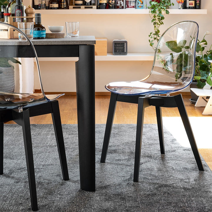 Academy Wood Dining Chair by Connubia in a styled interior