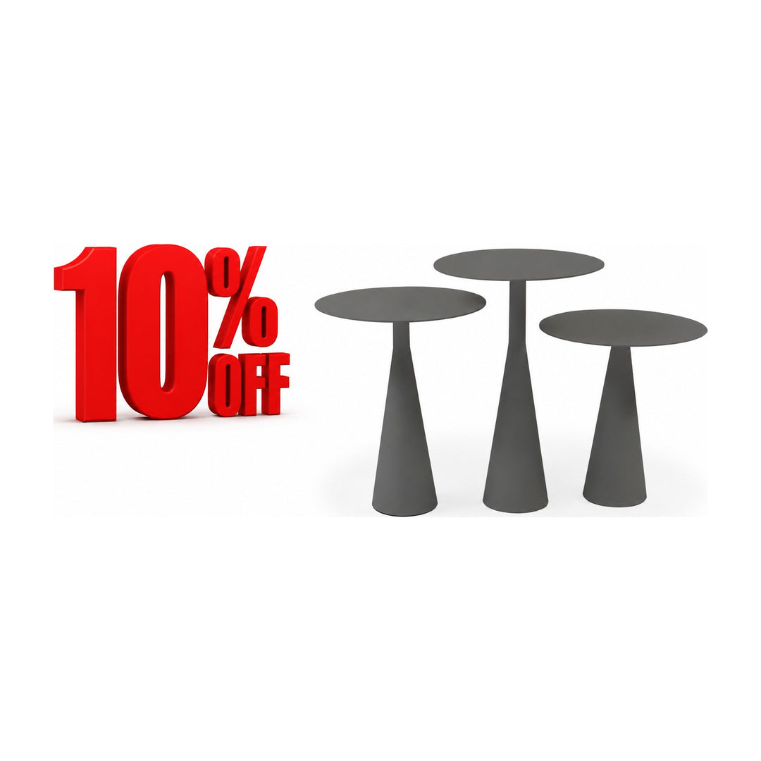 Ireland Indoor/Outdoor Side Table by Whiteline Modern Living