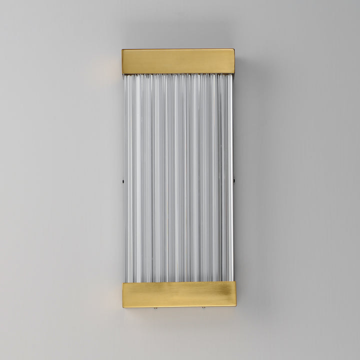 Acropolis 18" LED Outdoor Sconce by ET2 Lighting, styled view 1