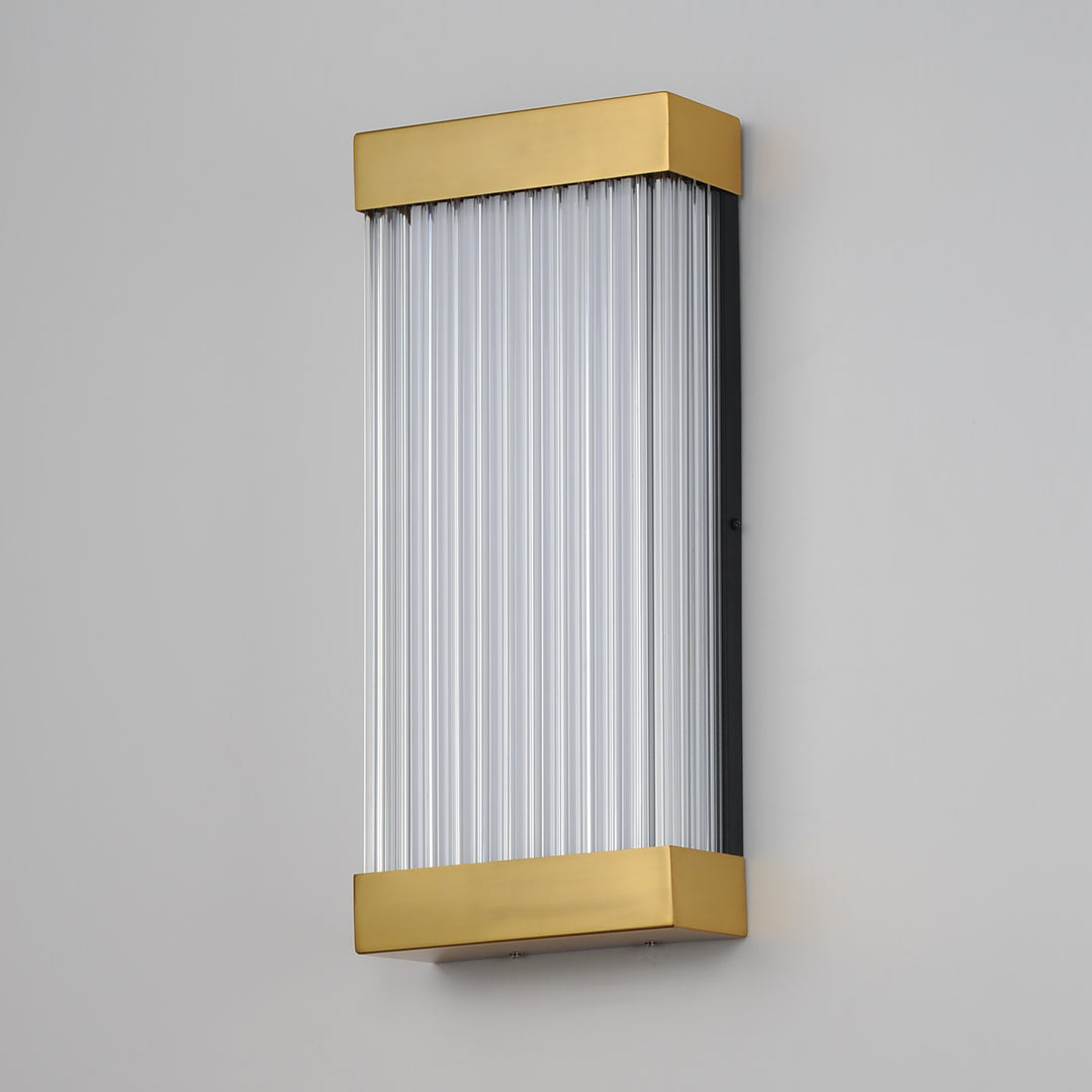 Acropolis 18" LED Outdoor Sconce by ET2 Lighting, styled view 3