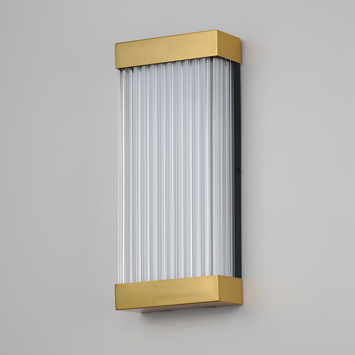 Acropolis 18" LED Outdoor Sconce by ET2 Lighting, styled view 3
