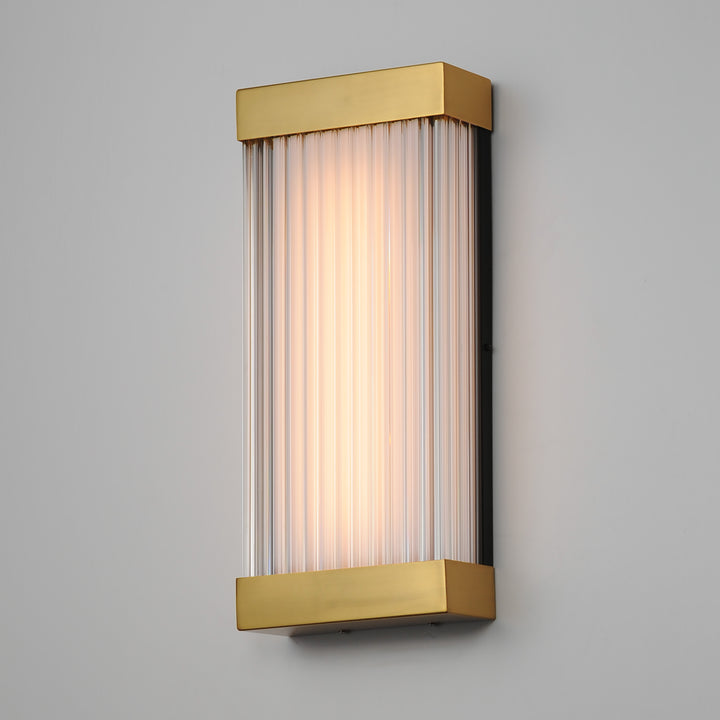 Acropolis 18" LED Outdoor Sconce by ET2 Lighting, styled view 4