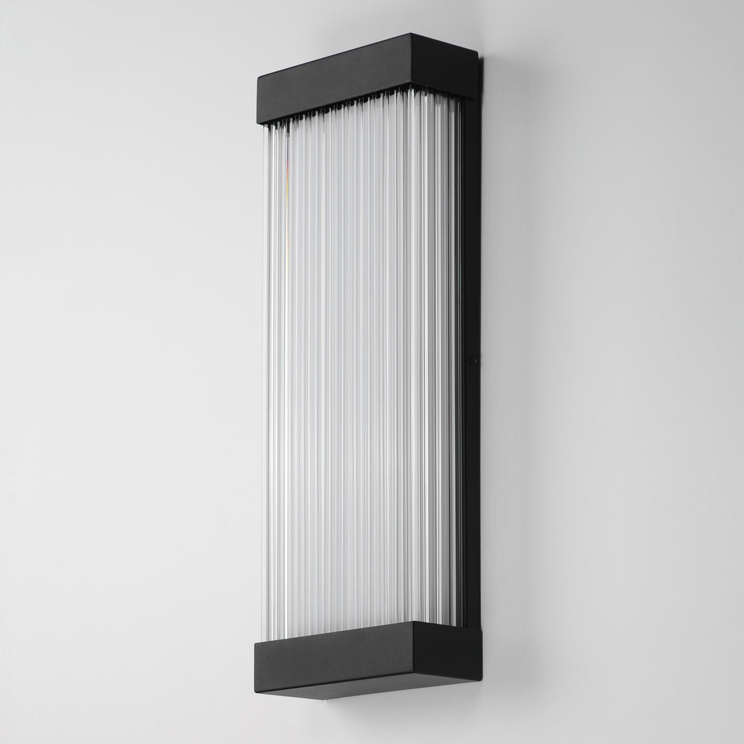 Acropolis 22" LED Outdoor Sconce by ET2 Lighting, styled view 3