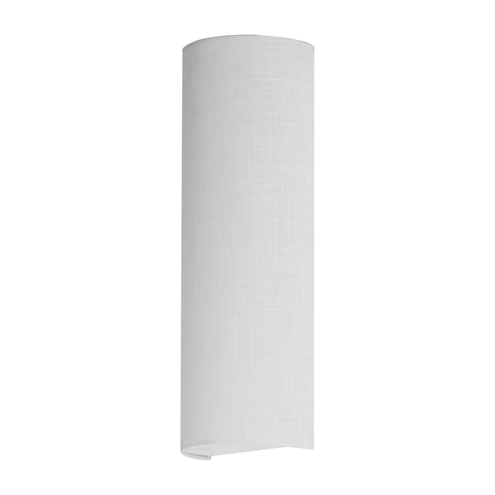 Prime 18 Tall LED Sconce 120-277 UNV Dim by Studio M Lighting in White Linen