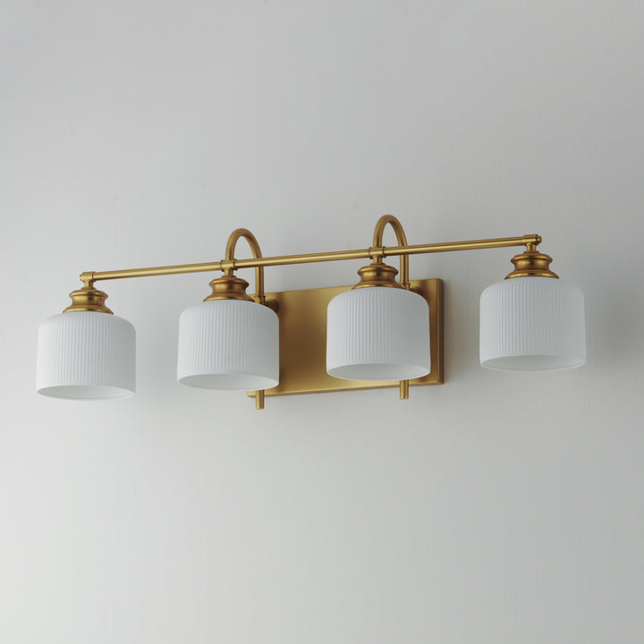 Bisque 4-Light Bath Vanity by Studio M Lighting – lifestyle