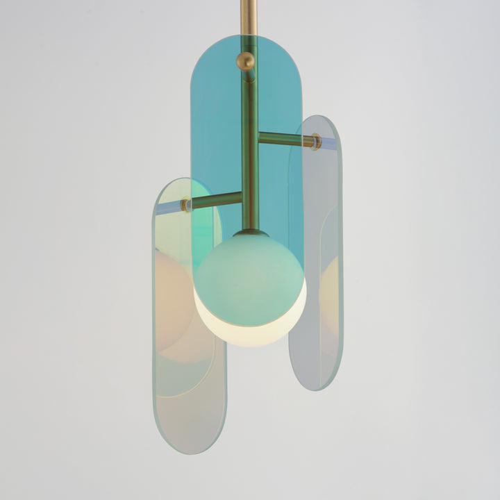 Megalith - Glass Megalith Cord Hung Pendant by Studio M Lighting – lifestyle