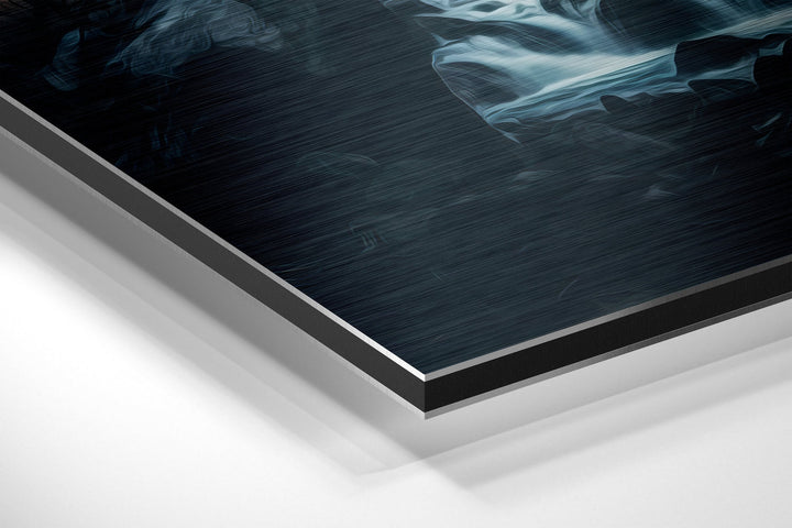 River Brushed Aluminum Dibond Wall Art.