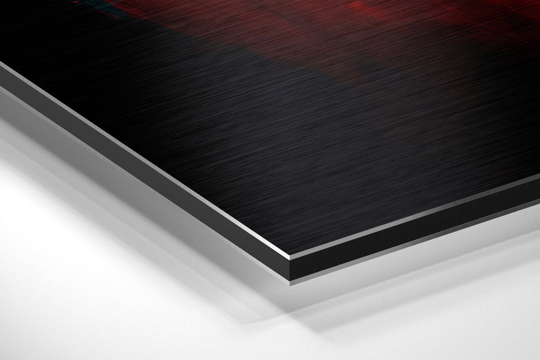 Lion Brushed Aluminum Dibond Wall Art.