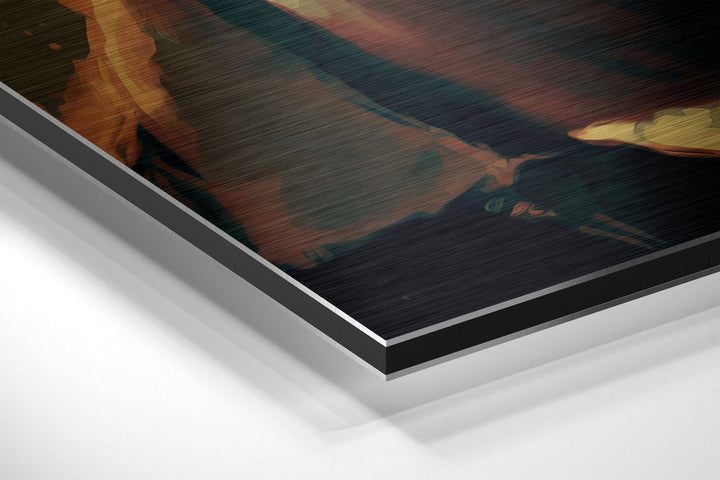 Fight Club Brushed Aluminum Dibond Wall Art.