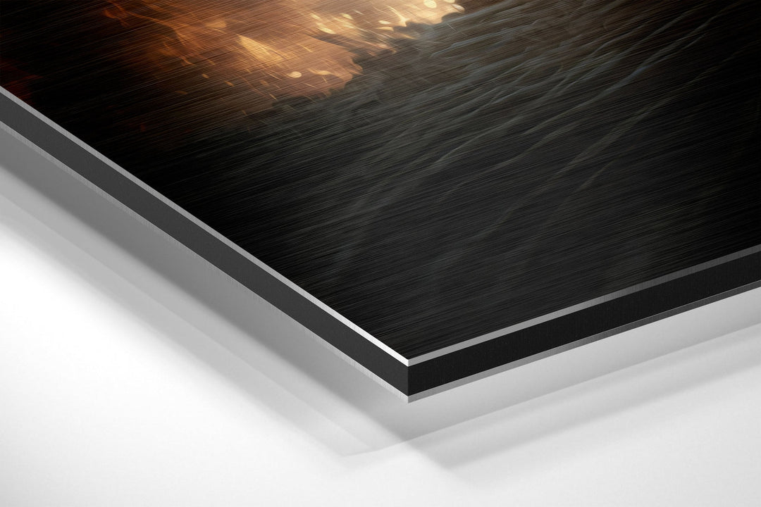 Darth Wader Brushed Aluminum Dibond Wall Art.