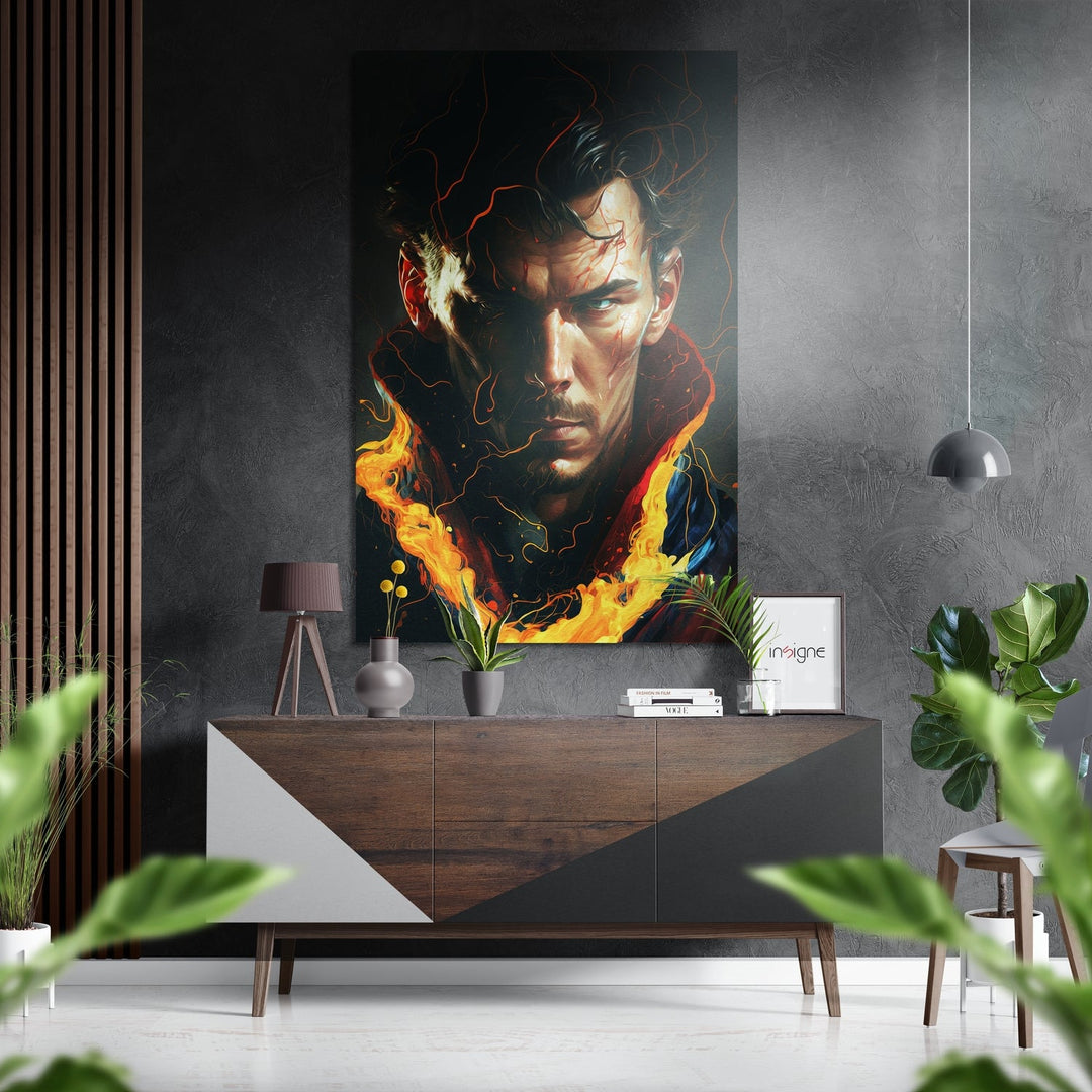 Dr. Strange Brushed Aluminum Dibond Wall Art Insigne
