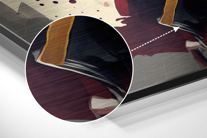 Iron Man Brushed Aluminum Dibond Wall Art Insigne