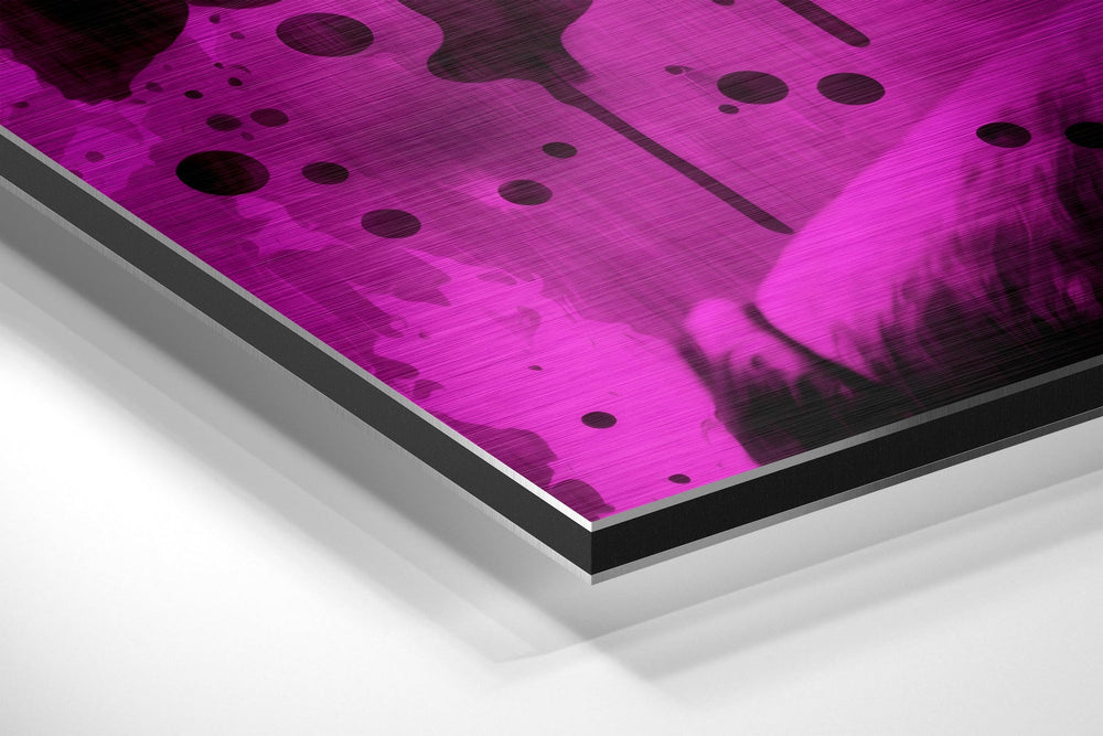 Joker Brushed Aluminum Dibond Wall Art.