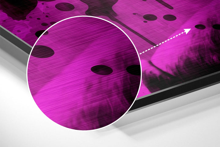Joker Brushed Aluminum Dibond Wall Art.