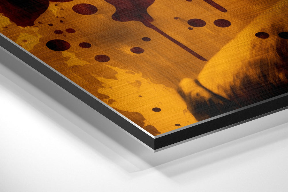 Joker Brushed Aluminum Dibond Wall Art.