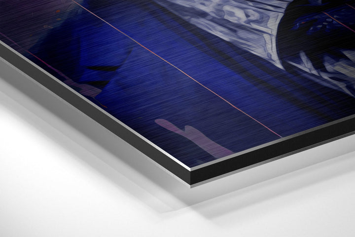 Joker Brushed Aluminum Dibond Wall Art.