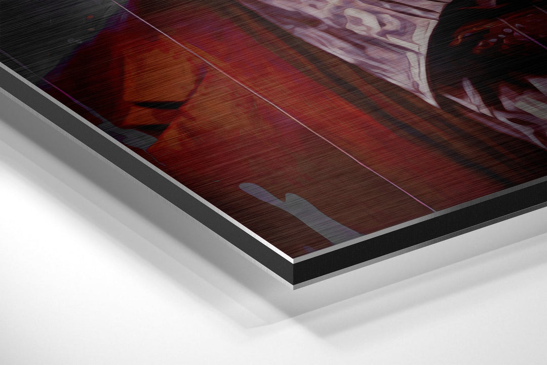 Joker Brushed Aluminum Dibond Wall Art.