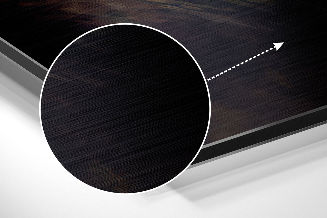 The Lord of the Rings Brushed Aluminum Dibond Wall Art.