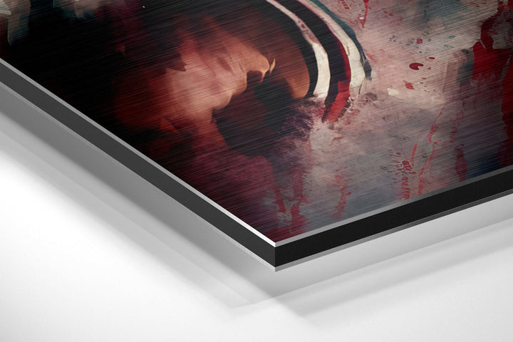 Michael Jordan Brushed Aluminum Dibond Wall Art Insigne