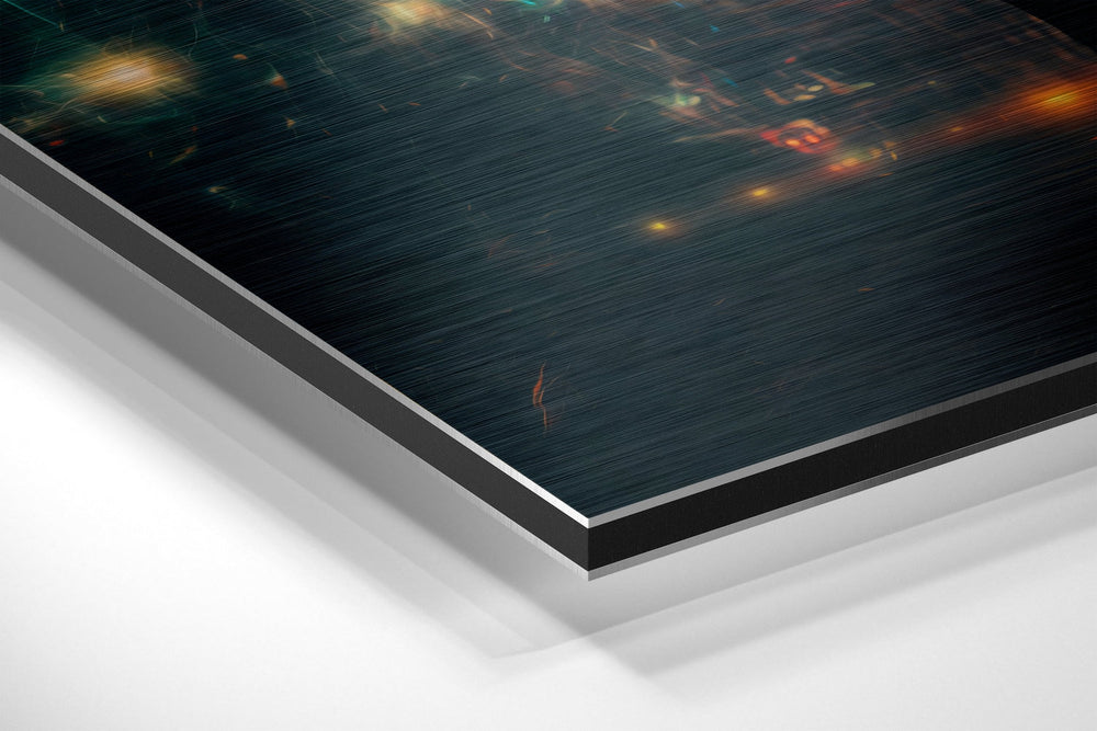 Elephant Brushed Aluminum Dibond Wall Art.