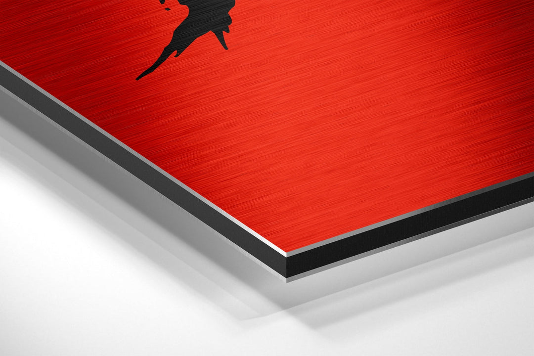 Get Shit Done Brushed Aluminum Dibond Wall Art.