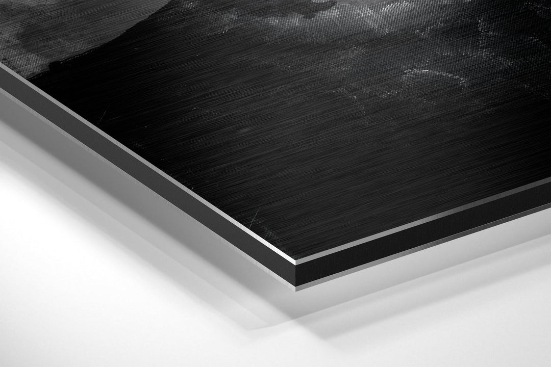 Women Brushed Aluminum Dibond Wall Art.