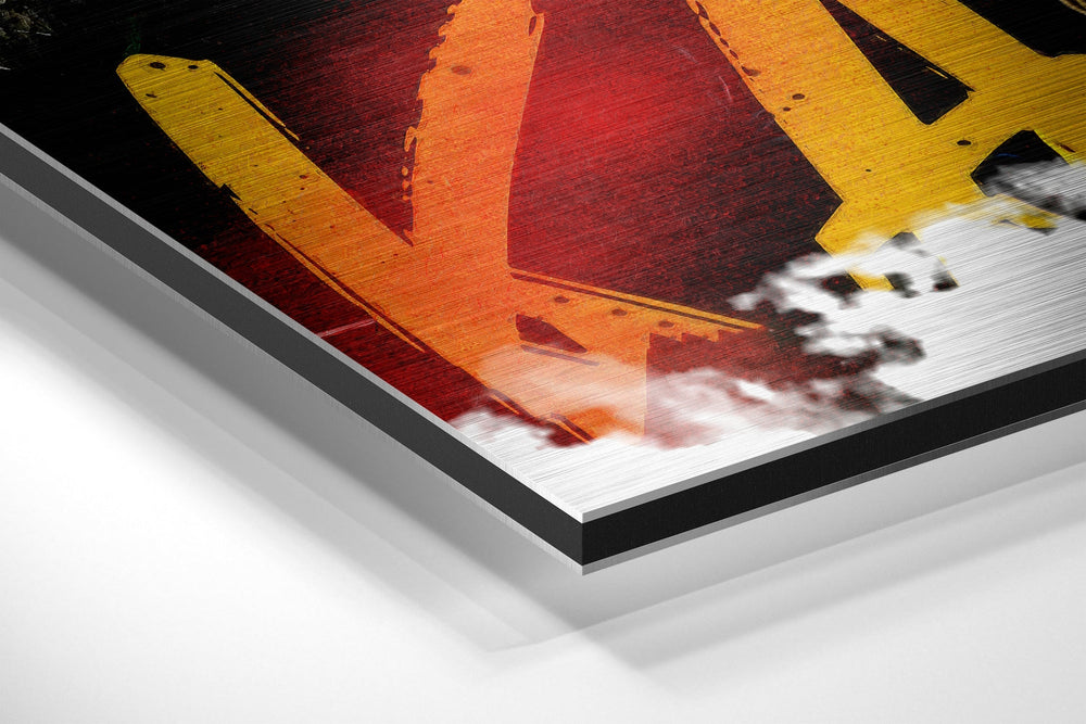 Frida Kahlo Brushed Aluminum Dibond Wall Art.