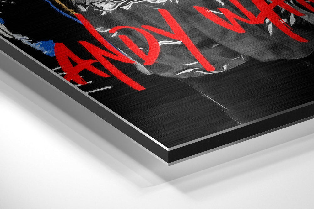 Basquiat Brushed Aluminum Dibond Wall Art.