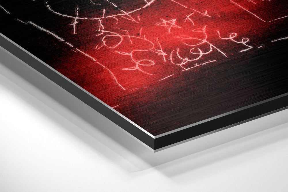Basquiat Brushed Aluminum Dibond Wall Art.