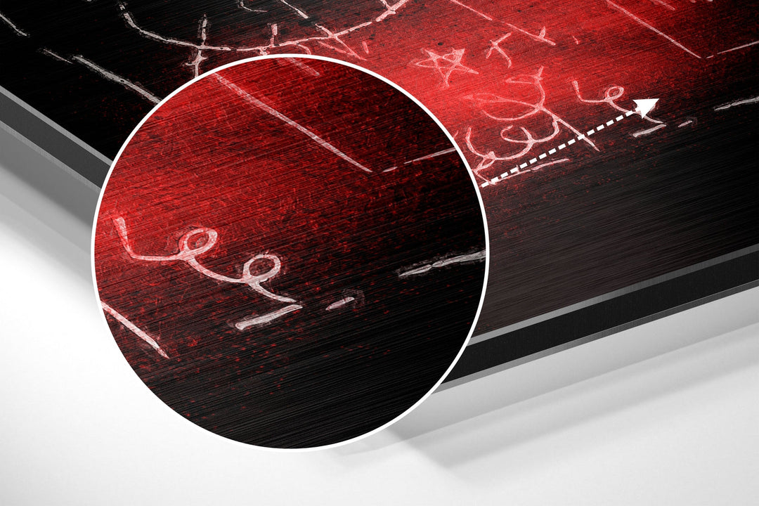 Basquiat Brushed Aluminum Dibond Wall Art.