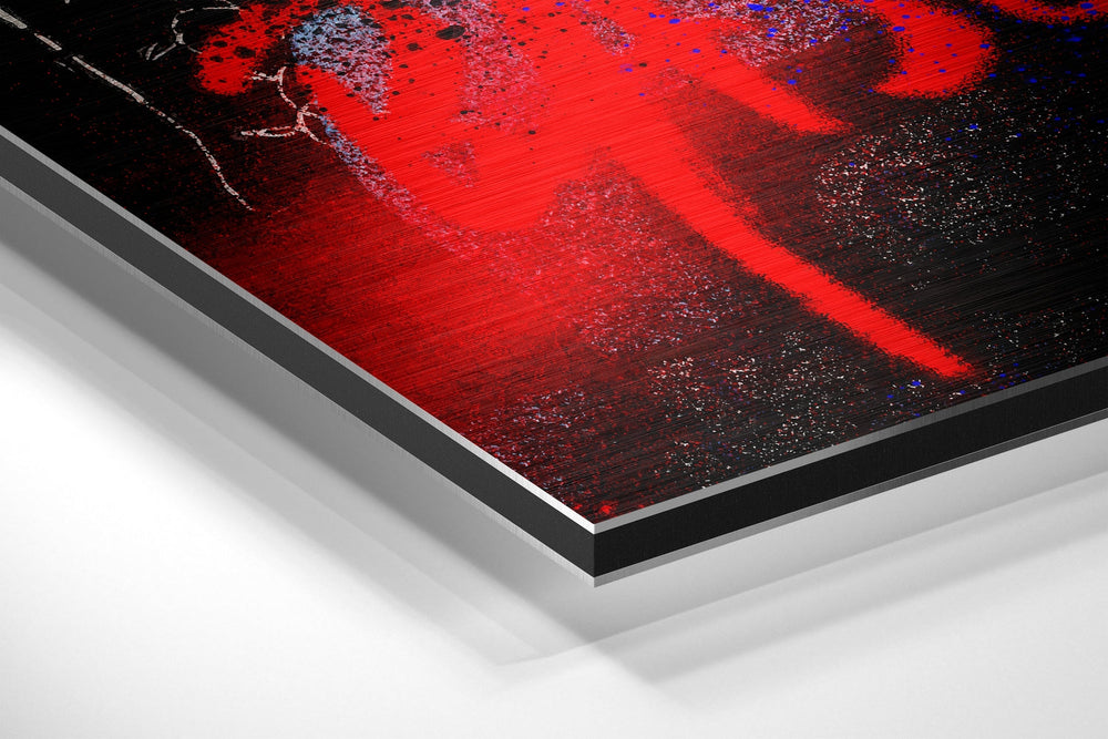 Basquiat Brushed Aluminum Dibond Wall Art.