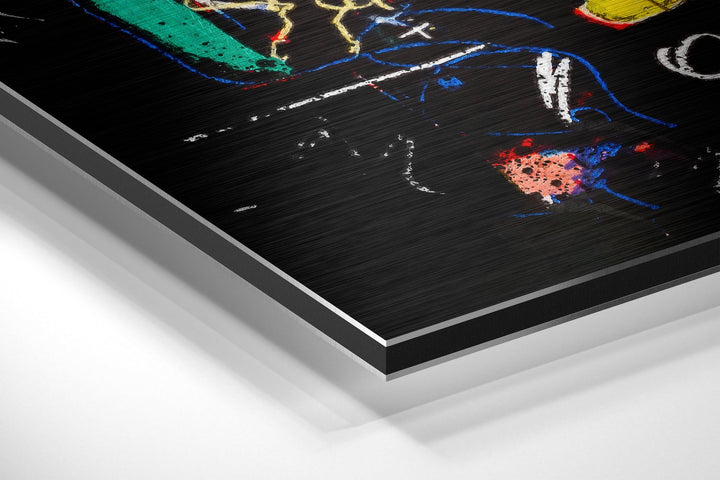Basquiat Brushed Aluminum Dibond Wall Art.