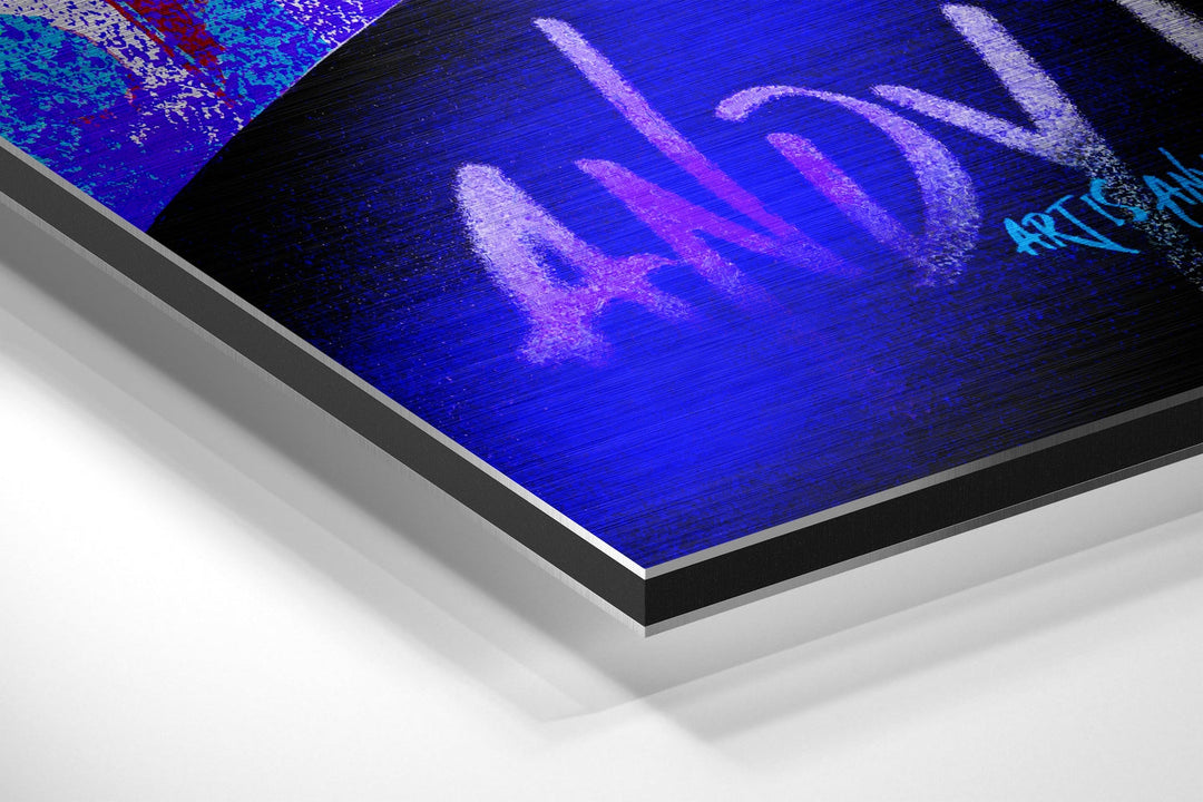 Andy Warhol Brushed Aluminum Dibond Wall Art.