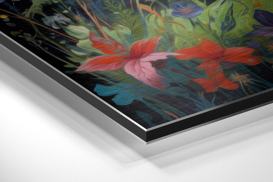 Fox Brushed Aluminum Dibond Wall Art.