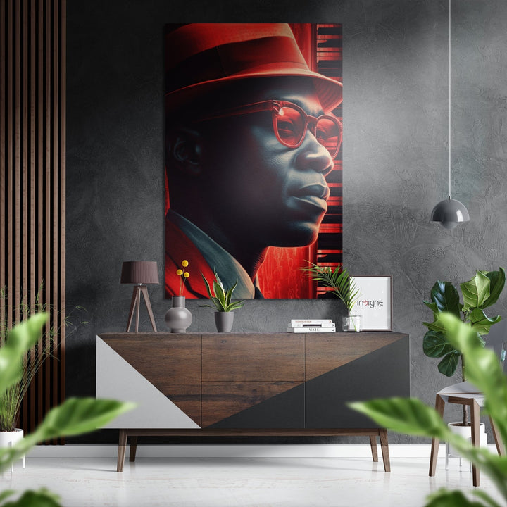 Jazz Brushed Aluminum Dibond Wall Art.