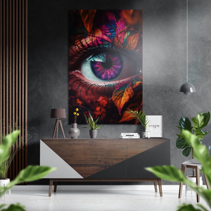 The Eye Brushed Aluminum Dibond Wall Art.