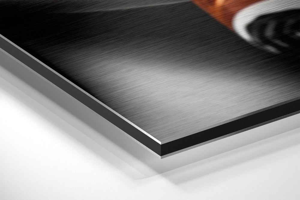 Cuban Brushed Aluminum Dibond Wall Art.