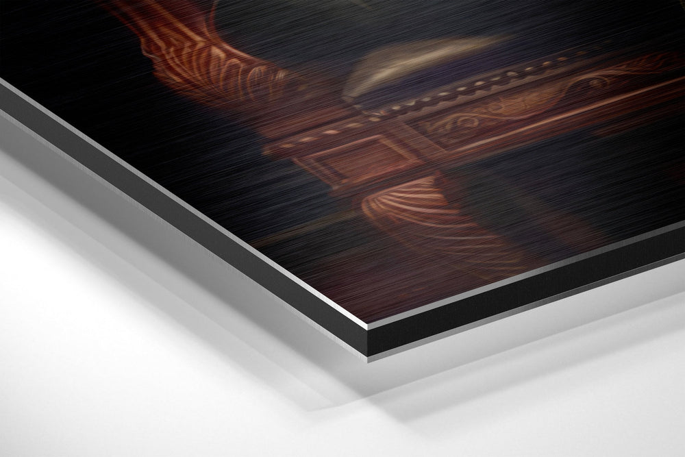 Joker Brushed Aluminum Dibond Wall Art.